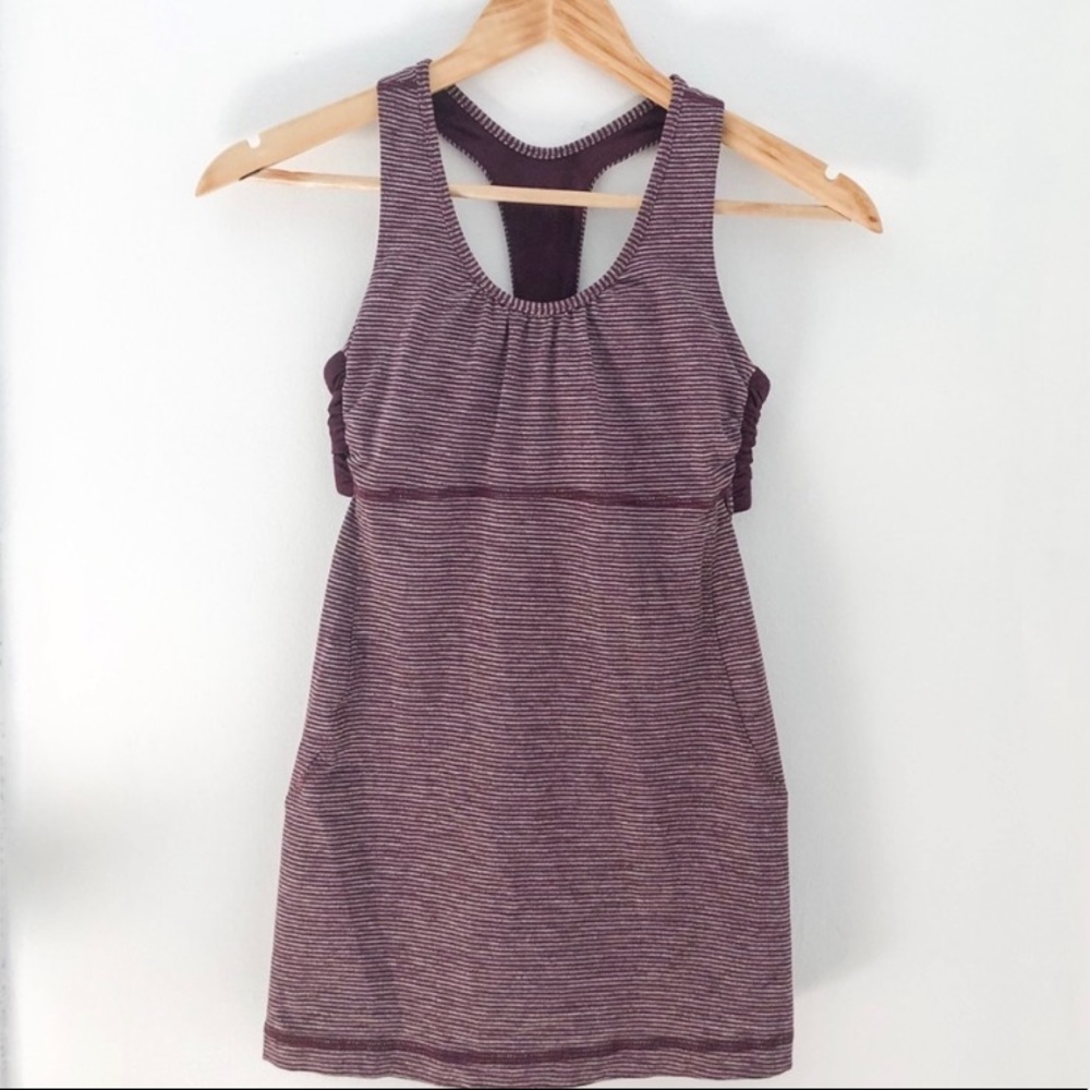 🟧50% OFF 🟧 Lululemon Size 4 Turbo Tank Bordeaux
